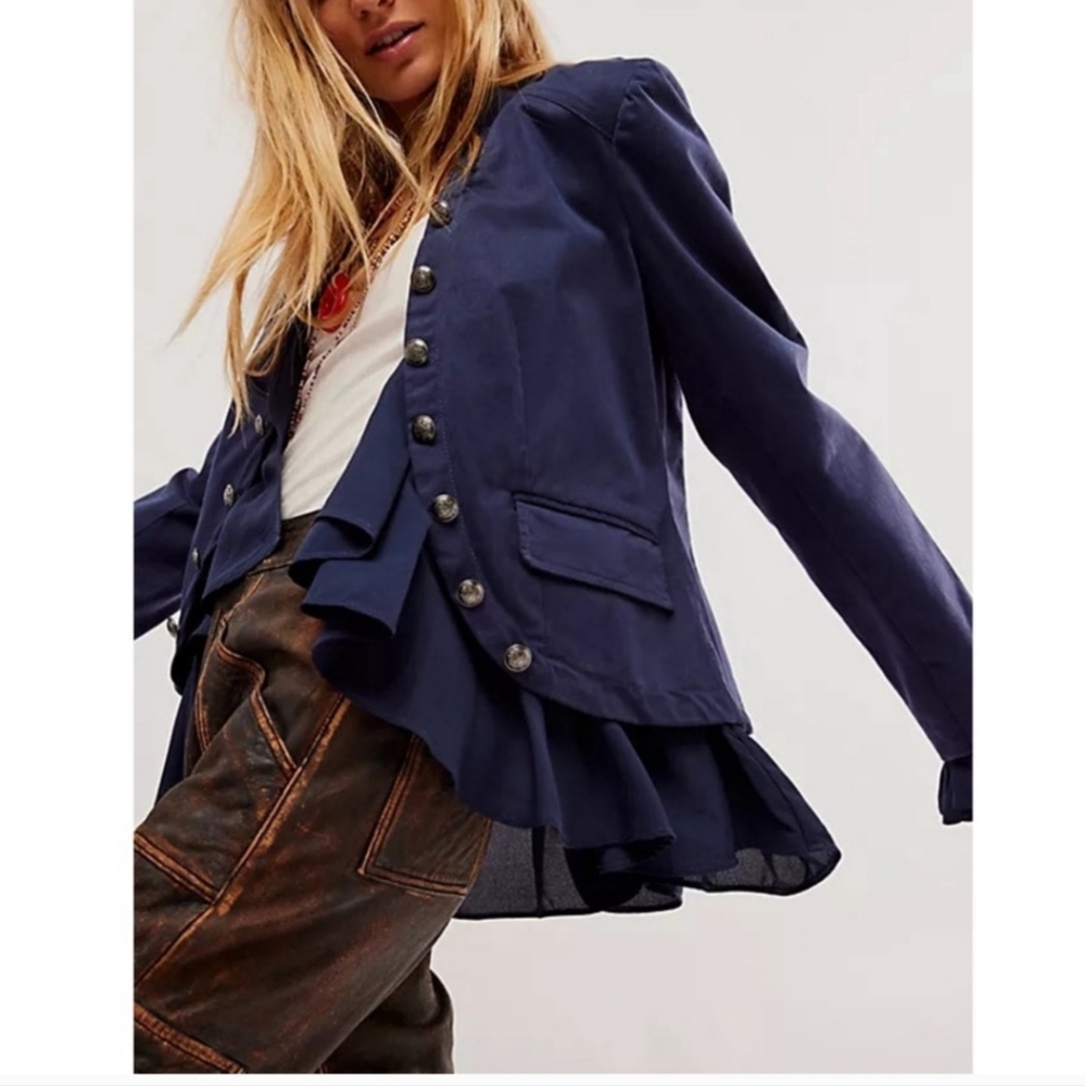 Free People Romance Ruffles Jacket - Picture 3 of 4